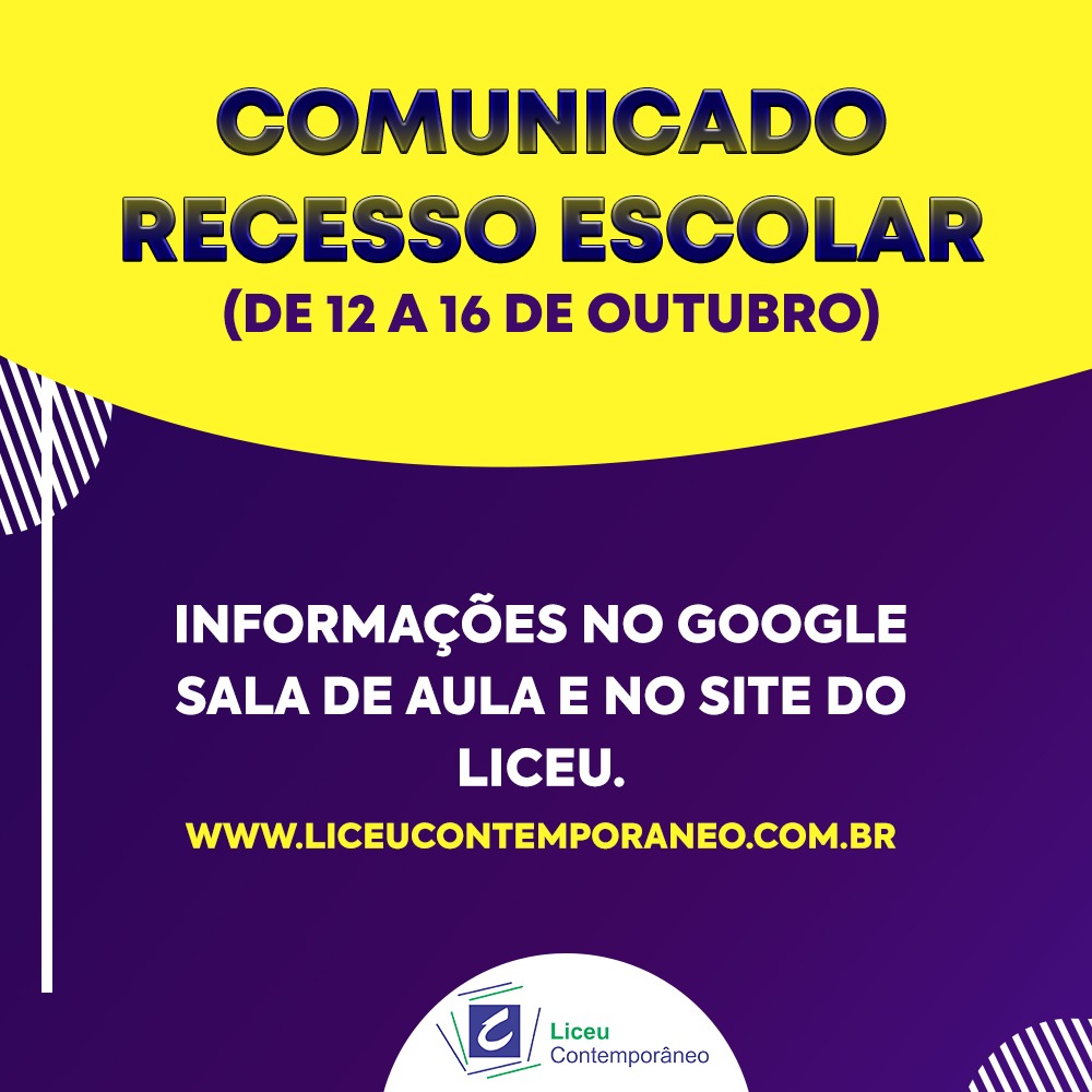 Recesso Escolar – Escola Magnante